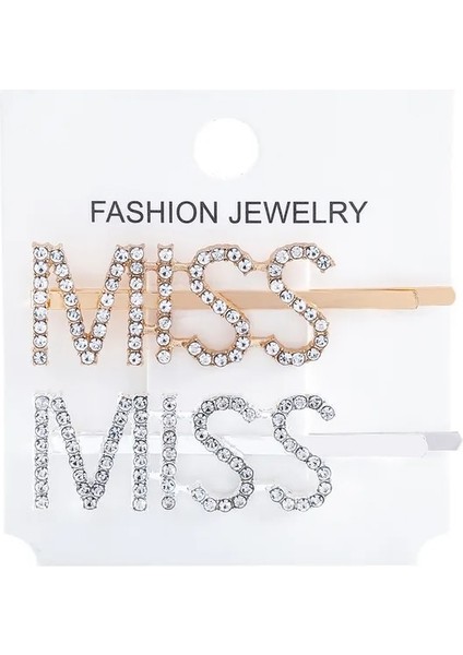 Özledım (Altın) Rhinestone Mektup Hairgrips Metal Kelime Klip Altın Gümüş Saç Aksesuarları Kristaller Tokalar Alfabe Ingilizce Elmas Bobby Pin (Yurt Dışından)