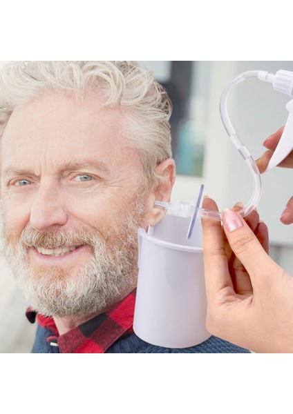 500 ml Set 10 Ipucu Kulak Sulama Yıkama Kiti Kulak Kiri Temizleme Aracı Kulak Kiri Temizleme Seti Yetişkinler Için Sıkma Ampul / Şırınga / Fırça ile Kulak Temizleme (Yurt Dışından) modelleri