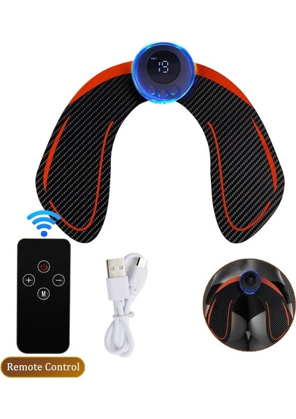 A-Rc Elektrikli Kas Stimülatörü Ems Karın Fitness Çıkartmalar Şarj Edilebilir Vücut Ince Masaj Kablosuz LCD Ekran Kalça Eğitmen (Yurt Dışından)