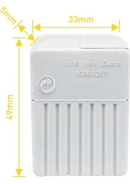 3 Paket Siemens Signia Rexton Vibe Işitme Cihazı Minireceiver Wax Guard Minir Wax Guard Waxtrap Waxstop Kulak Kirini Önler (Yurt Dışından)