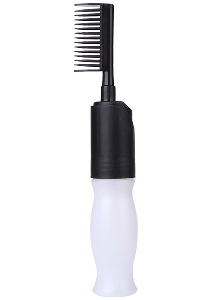110ML Şampuan Şişesi 120/110ML Plastik Saç Boyası Şampuan Şişesi Aplikatör Dereceli Fırça Dağıtım Kiti ile Salon Saç Boyama Boyama Şekillendirici Aracı (Yurt Dışından)
