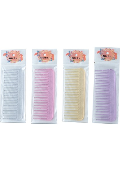 Beyaz Yeni Renk Glitter Tarak Plastik Şeffaf Ince Diş Payet Kuaförlük Tarak Saç Şekillendirme Aracı (Yurt Dışından) fırsatları