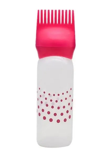 02 120ML 120/170ML Renkli Plastik Saç Boyası Doldurulabilir Şişe Aplikatör Tarak Dağıtım Salon Saç Boyama Kuaförlük Şekillendirici Aracı (Yurt Dışından)