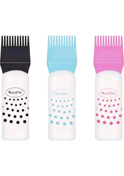 02 120ML 120/170ML Renkli Plastik Saç Boyası Doldurulabilir Şişe Aplikatör Tarak Dağıtım Salon Saç Boyama Kuaförlük Şekillendirici Aracı (Yurt Dışından) fırsatları
