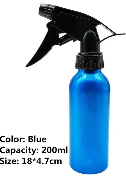 02 200 ML/300 ml Salon Kuaför Sprey Şişesi Alüminyum Doldurulabilir Püskürtücü Şişeler Kuaförlük Su Püskürtücü Saç Şekillendirici Araçları (Yurt Dışından)