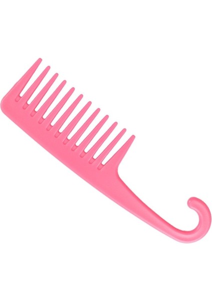Pembe Kalın Geniş Diş Tarak Isıya Dayanıklı Kuaförlük Saç Fırçası Dayanıklı Plastik Anti Statik Dolaşık Açıcı Saç Tarağı Kıvırcık Islak Saç Için (Yurt Dışından)
