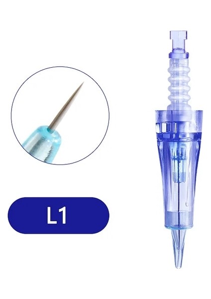 10 Adet L1 10/50/100 Adet Derma Aracı Süngü Iğneler Kartuşu A6 Nano/9 Pin/12 Pin/36 Pin/42 Pin Mikro Cilt Iğneleme Yedek Kafa (Yurt Dışından)