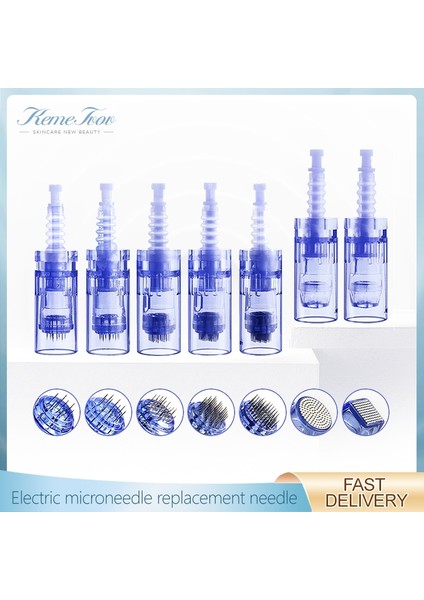 10 Adet L1 10/50/100 Adet Derma Aracı Süngü Iğneler Kartuşu A6 Nano/9 Pin/12 Pin/36 Pin/42 Pin Mikro Cilt Iğneleme Yedek Kafa (Yurt Dışından)