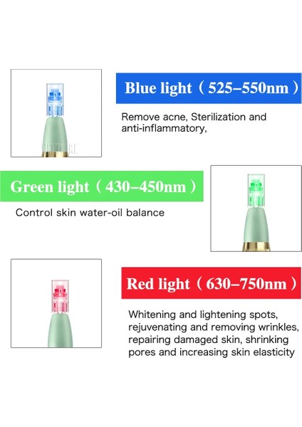 10 Adet 5dnano Elektrikli Kablosuz Dermapen 7 Renk LED Ekran Derma Kalemi Ultrima Dermapen Mikro Iğne Kalemi Microblading Terapi Yaraları Mts Pms (Yurt Dışından)