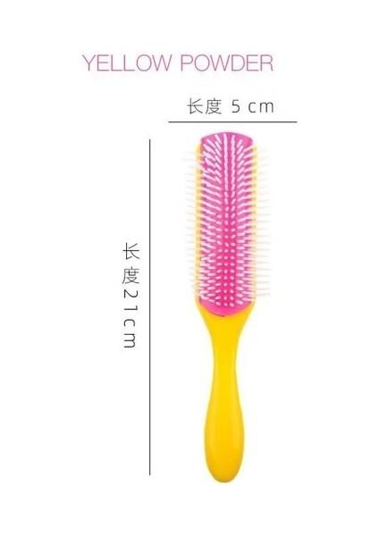 1 Pcs-05 Saç Tarak 9-Satır Dolaşık Açıcı Saç Fırçası Klasik Sıçan Kuyruğu Taraklar Şekillendirici Saç Fırçası Düz Kıvırcık Islak Saç Derisi Masaj Fırçası Kadın (Yurt Dışından)