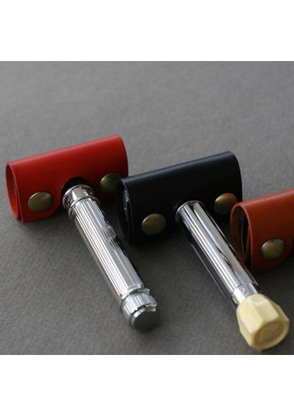 Siyah 1 Adet Jilet Koruyucu Kapak Güvenlik Jilet Deri Koruyucu Kapak Kesici Kafa Koruyucu Kapak Jilet Olmadan 60*42MM (Yurt Dışından)