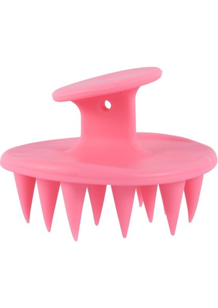 Pink3 Taşınabilir Silikon Şampuan Fırçası Yumuşak Saç Derisi Masaj Fırçası Saç Yıkama Tarak Duş Yıkama Banyo Fırçası Saç Bakımı Şekillendirici Aracı (Yurt Dışından)
