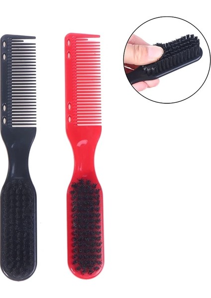 Pic Gösterisi Olarak 1 Adet Yağ Kafa Kıvırcık Tarak Erkekler Çift Taraflı Diş Tarak Çelik Iğne Çatal Tarak Saç Fırçası Berber Salonu Kuaförlük Aracı (Yurt Dışından) indirimleri