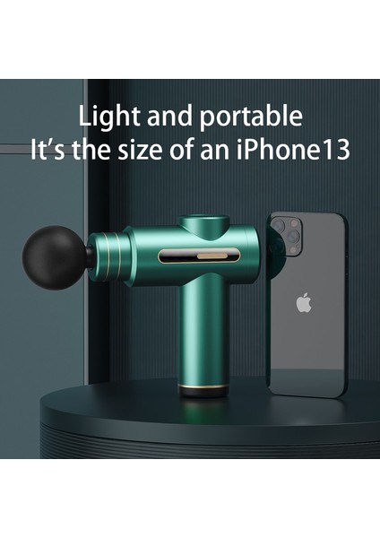 Yeşil 6 Hız Tip C Şarj Mini Taşınabilir Masaj Tabancası Elektrikli Fasya Tabancası Masaj Vücut Boyun Geri Derin Doku Kas Gevşeme Fitness (Yurt Dışından) indirimleri