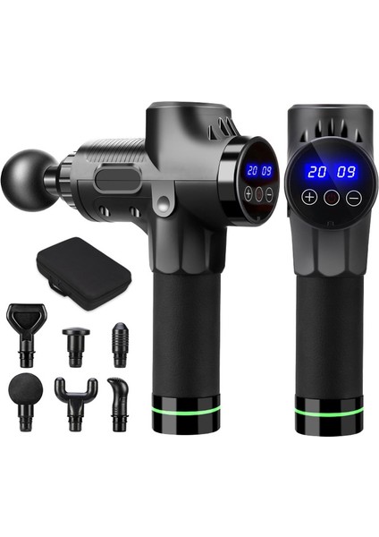 Yeşil Ingiltere Yüksek Frekanslı Masaj Tabancası Kas Rahatlama Vücut Gevşeme Elektrikli Masaj Taşınabilir Çanta ile Terapi Tabancası Fitness Için (Yurt Dışından) fiyatları