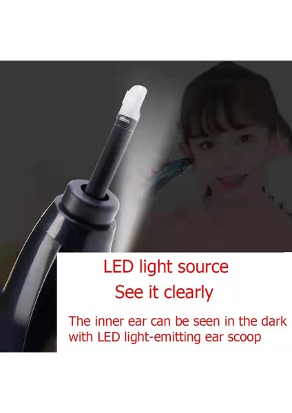 Gri Akıllı Kulak Temizleyici Yüksek Hassasiyetli Kulak Kiri Temizleme Aracı Kamera ile LED Işık Kablosuz Otoskop Kulak Temizleme Kiti Temizleme Araçları (Yurt Dışından) indirimleri