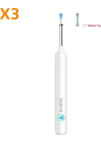 X3 Beyaz Bebird Küpe Temizleyici R3 X3 Akıllı Görsel Kulak Çubukları Endoskop 300 W Yüksek Hassasiyetli Earpick Mini Kamera Otoskop Sağlık (Yurt Dışından)