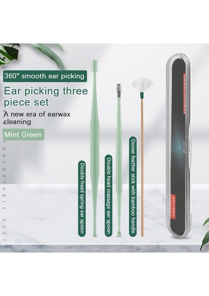 2 Adet Sarı 2/3 Adet Set Kaşık Çift Kafa Kulak Temizleyici Kulak Bakımı Kulak Balmumu Seçici Yumuşak Silikon Sökücü Bahar Spiral Küret Temizleyici Kulak Aracı (Yurt Dışından) fiyatları