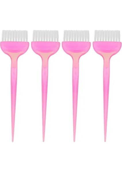 Pembe 4 Adet Saç Boyası Fırçaları Saç Boyama Fırçaları Berber Salonu Saç Renklendirme Fırçaları Saç Boyama Fırçası Yüz Maskesi Fırça Seti (Yurt Dışından)