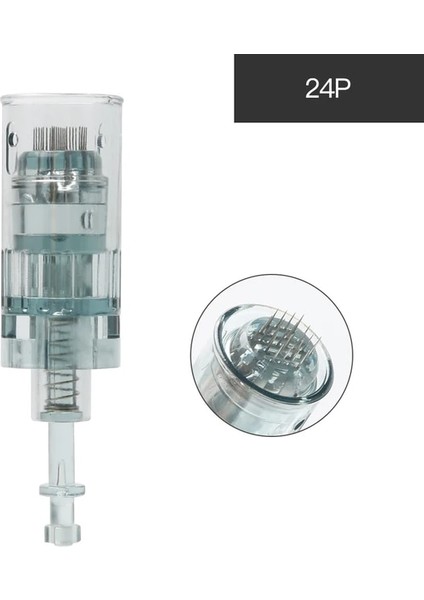 24PIN 10 Adet Süngü Çift 11/16/24/36/42/nano Mikro Iğne Kartuş Ipuçları Elektrikli Derma Damgası Dr.pen M8 Cilt Mts Anti Aging (Yurt Dışından)