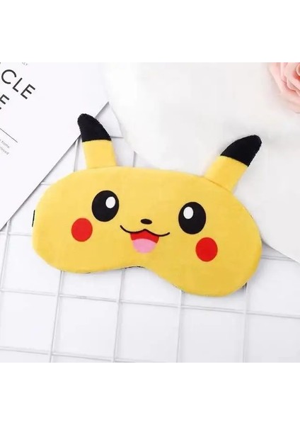 Pikachu Uyku Maskesi Göz Yardımı Uyku Kapak Sevimli Gece Maskesi Sıralama Bandaj Pikachu Körü Körüne Erkekler Kadınlar Için Relax Sağlık Şekerleme Seyahat Gözlüğü (Yurt Dışından)