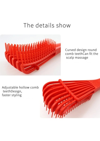 1 Adet Renk W2 Plastik Dolaşık Açıcı Saç Fırçası Saç Derisi Masaj Tarak Dolaşık Açıcı Islak Kıvırcık Tarak Kadın Sağlık Saç Fırçası Şekillendirici Araçları (Yurt Dışından) fırsatları