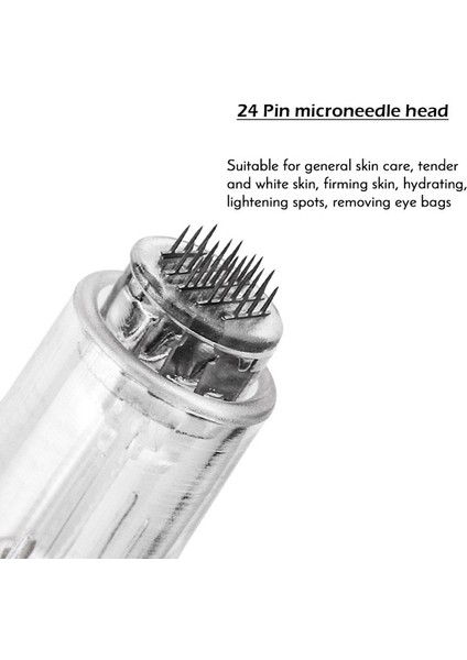 24 Pin 5 Adet Dermatool Süngü Iğneler Kartuşu Cilt Bakım Kalemi M/M5/M7/E30 Nano/9 Pin/12 Pin/36 Pin/42 Mikro Iğne Yedek Kafa (Yurt Dışından)
