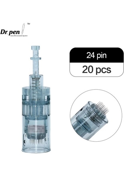 20 Adet 24 Pin Mts M8 Iğneler Kalem Ipuçları 11 Pin 16 Pin 24 Pin 36 Pin 42 Pin Nano Kartuş Için Yedek Dr. Pen Ultima M8 Mikro Iğneleme Cihazı (Yurt Dışından)