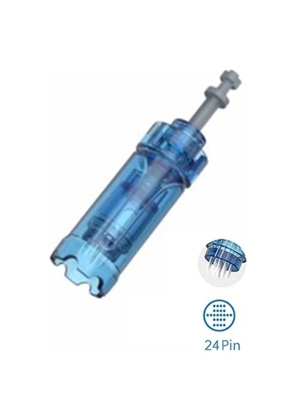 24 Pin (1 Adet) Dr.pen Dermapen Ekai Orijinal Üretici A8S/A9/M8S Derma Kalemi Mts Iğne Kartuşları 11 16 24 36 42 Pin Nano (Yurt Dışından)