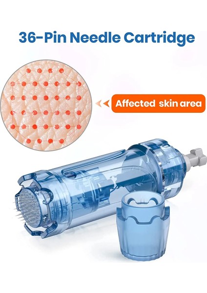 24 Pin (1 Adet) Dr.pen Dermapen Ekai Orijinal Üretici A8S/A9/M8S Derma Kalemi Mts Iğne Kartuşları 11 16 24 36 42 Pin Nano (Yurt Dışından)