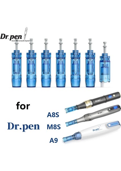 24 Pin (1 Adet) Dr.pen Dermapen Ekai Orijinal Üretici A8S/A9/M8S Derma Kalemi Mts Iğne Kartuşları 11 16 24 36 42 Pin Nano (Yurt Dışından)