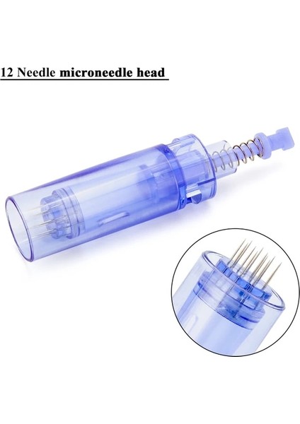 12 Pın 5 Adet Elektrikli Cilt Bakım Kalemi A1 Dr Kalem Iğneleri Süngü 9/12/36 Pins/nano Kartuş Otomatik Mikro Iğneleme Ipuçları Mts Meso (Yurt Dışından)