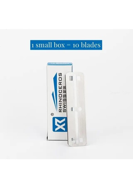 10 Adet Bıçakları Büyük 77 Bıçak ve Berber Dükkanı Jilet Pro Klasik Emniyet Bıçağı Düz Jilet Çift Kenarlı Paslanmaz Çelik Bıçak 62*16.2mm (Yurt Dışından)