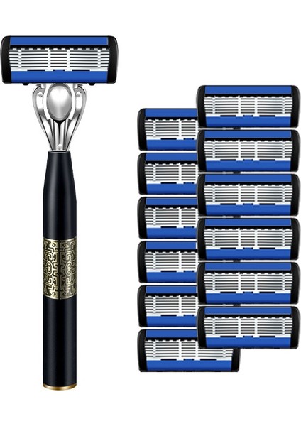 27 Bıçaklı Jilet Tıraş Erkekler Için Çin Tarzı Metal Bıçak Tutucu Tıraş Bıçağı Siyah Düz Jilet (Yurt Dışından) fiyatları