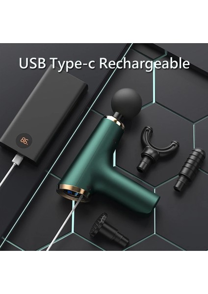 32 Dişli Gri Mini Fasya Tabancası Masaj Tabancaları Egzersiz Rahatlama Massageador Kaslı Fitness Sonrası Masaj ve Rahatlama Pistolas De Masaje (Yurt Dışından) fiyatları