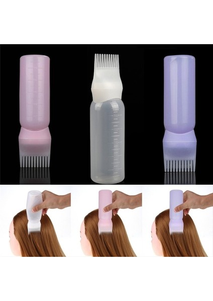 1 Adet Beyaz Yenı Kadın Moda Saç Boyası Şişesi Aplikatör Fırça Dağıtım Salon Boyama Boyama (Yurt Dışından) fiyatları