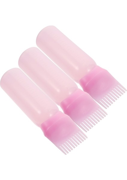Pembe 3 Adet Tarak Aplikatör Şişesi Saç Yağlama Ölen Aplikatör Şişesi Kök Tarak Şişesi (Yurt Dışından) fiyatları