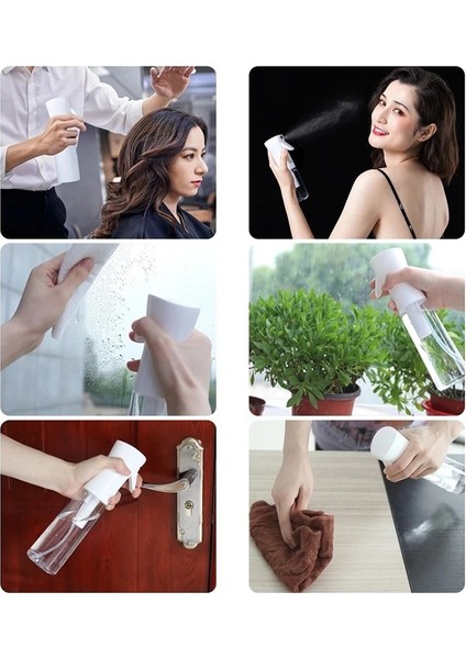 Açık Sarı 200 ml Kuaförlük Sprey Şişesi Alkol Dezenfeksiyon Püskürtücü Sürekli Ince Sis Su Can Salon Makyaj Şekillendirici Araçları (Yurt Dışından)