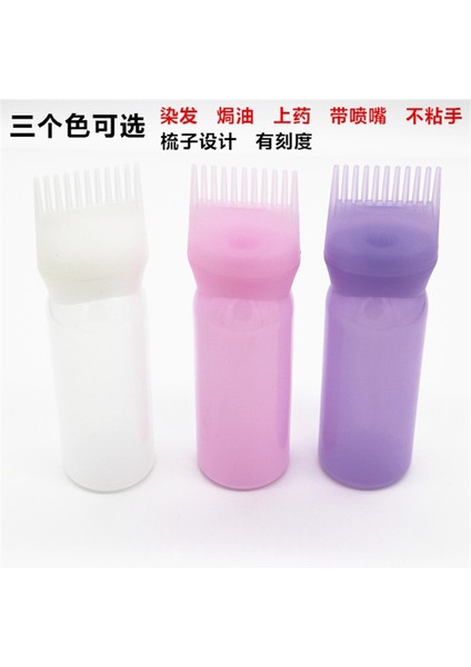 3 Adet Biz-Kırmızı 3 Adet 120ML Salon Boş Saç Boyası Şişesi Aplikatör Fırçası Dağıtım Saç Boyama Boyama Şişeleri Kuaförlük Şekillendirici Aracı (Yurt Dışından) modelleri