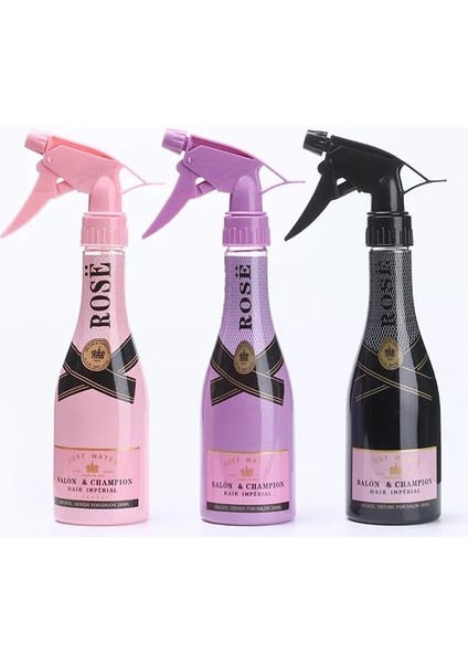 SIYAH-280ML 280ML Saç Spreyi Şişesi Salon Su Püskürtme Şişesi Saç Kuaförlük Ince Mist (Yurt Dışından)