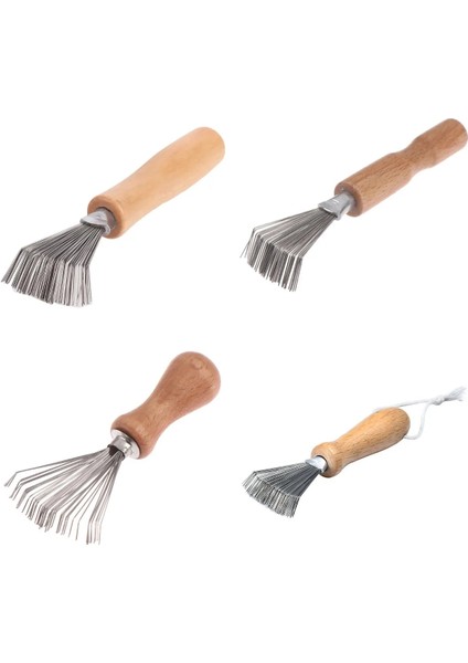1 Adet 1 Adet Ahşap Tarak Temizleyici Hassas Temizlik Çıkarılabilir Tarak Temizleyici Aracı Saç Fırçası Kolu Gömülü Aracı (Yurt Dışından)