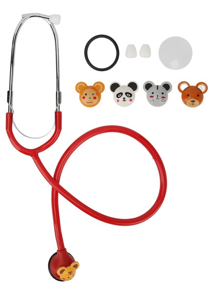 Tıbbi Pediatrik Klinisyen Stetoskop Karikatür Hayvanlar Şekli Ultra Ince Fiber Diyafram Izleme Stetoskop Çocuk Teşhis (Yurt Dışından)