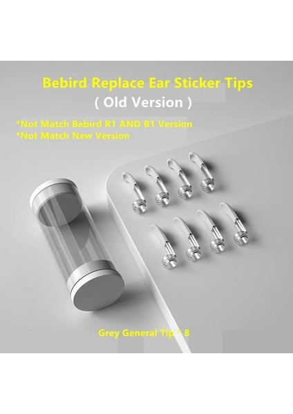 Yeni Genel Ipucu 8 Bebird R1 R3 T15 X3 C3 B2 X17 M9 Orijinal Görsel Kulak Çubukları Earpick Sağlık Temizleyici Ucu Değiştirin Aksesuar Pc Kulak Temizleme Çubuğu Seti (Yurt Dışından) modelleri