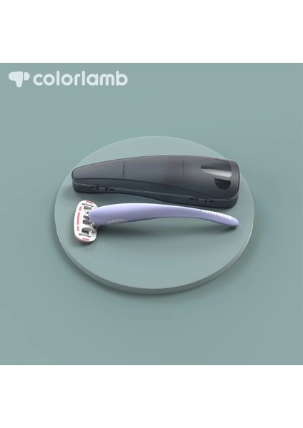 Mavi Colorlamb Balina Şekli Kadın Jilet ile 5 Katmanlı Cilt Bakımı Sabun Bıçakları Tıraş Vücut Epilasyon Aracı Güvenli Temizleme Tıraş Makinesi (Yurt Dışından) fiyatları