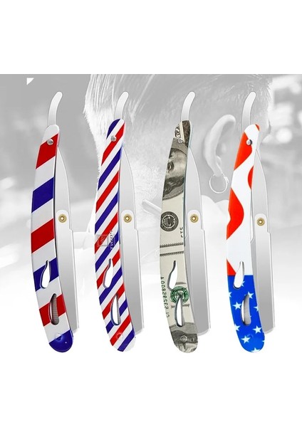 05 Yüksek Kaliteli Jilet Erkekler Klasik Berber Manuel Katlanır Sakal Jilet Baskı Paslanmaz Çelik Tıraş Bıçağı Epilasyon Aletleri ile (Yurt Dışından) fiyatları