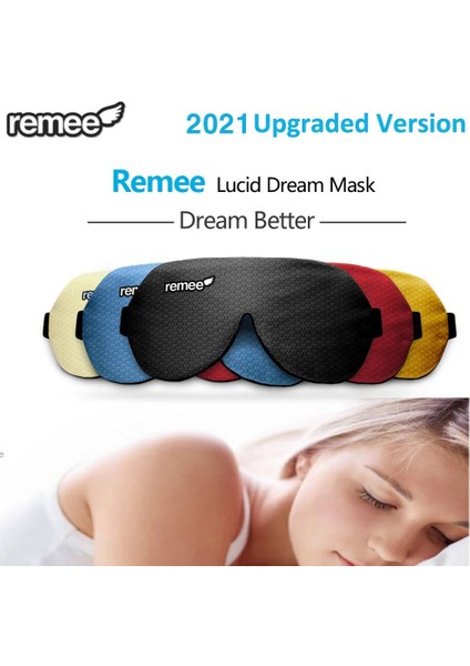 Siyah Remee Dıy Rüya Kontrolü Dream Dream Lucid Taşınabilir Dinlenme Gölgeli Seyahat Göz Koruma Maskesi Uyku Maskesi Pamuk Maske 3D Göz Bandı Unisex Göz Maskesi Gözlük Gözlük Yaması (Yurt Dışından)