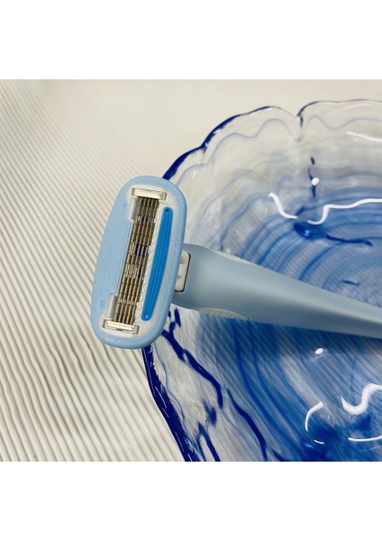 Mavi Colorlamb Balina Şekli Kadın Jilet ile 5 Katmanlı Cilt Bakımı Sabun Bıçakları Tıraş Vücut Epilasyon Aracı Güvenli Temizleme Tıraş Makinesi (Yurt Dışından) indirimleri