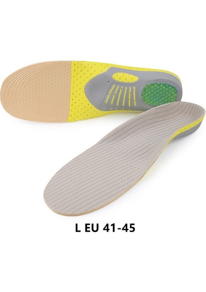 L Ab 41-45 Ayak Kemeri Masajı Düzeltici Astarı Ortopedik Tabanlık Ortez Sağlık Taban Pedi Düz Ayak Kemeri Desteği Spor Ayakkabı Ekle (Yurt Dışından)