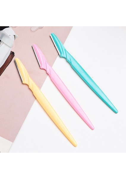 3 Adet Pembe 3 Adet Kadın Jilet Makyaj Yüz Kaş Dudak Jilet Saç Çıkarıcı Keskin Paslanmaz Çelik Kesme Bıçağı Güvenlik Jilet Yüz Jilet (Yurt Dışından)