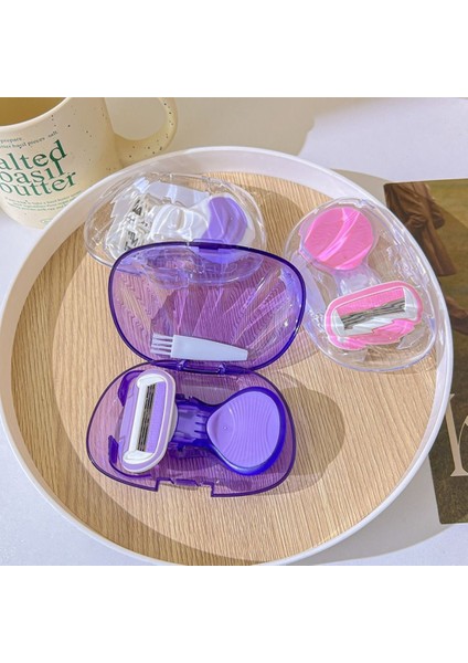 Stil 4 Taşınabilir Kadın Tıraş Bıçağı Seti Manuel Bikini Tıraş Makinesi Saç Çıkarıcı Bayanlar Için Özel Vücut Aloe Sabun Şerit Saklama Kutusu (Yurt Dışından) fırsatları